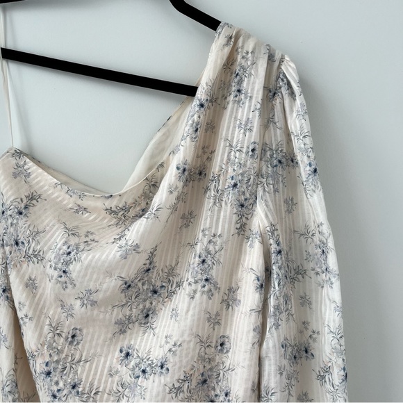 NWT Cami NYC lotus one shoulder silk cotton top XS - Picture 12 of 15